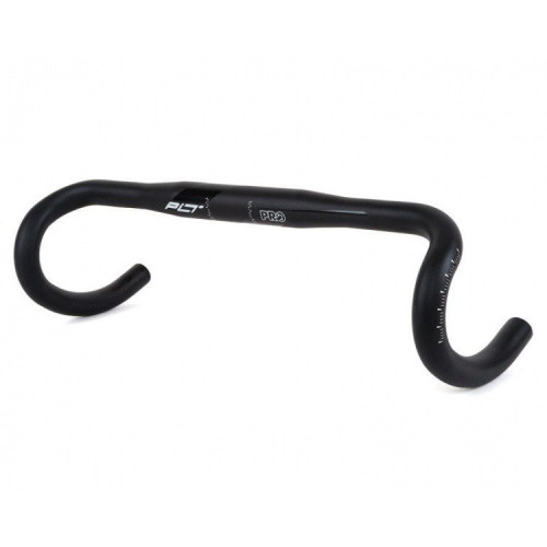 Руль шоссе PLT, 44см/31,8 черный