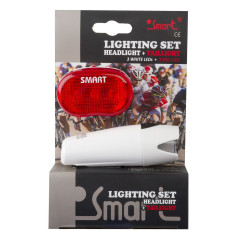 Набор фонарей Nichia передний + задний 3д повышенной яркости Smart