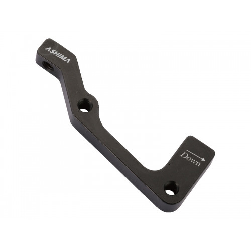 Адаптер для дискового тормоза задний IS 180мм черный Ashima