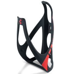 Флягодержатель CUBE HPP,  matt black´n´red 12942