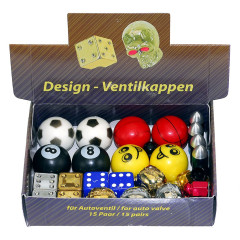 Колпачки для ниппеля разные.