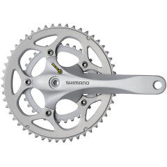 Система Shimano Sora R345, 175мм, 50/34T, Octalink, серебристая EFCR345E04XS