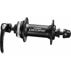 Втулка передняя Shimano Deore HB-M615, 32 отверстия, крепление ротора C.Lock, с пыльником, цвет черный.