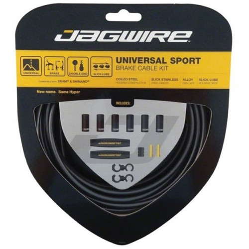 Комплект тормозных тросов с рубашками Universal Sport Brake Kit, черный