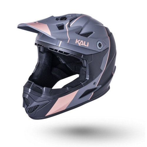 Шлем Full Face Downhill Kali Zoka, матовый, черно бронзовый