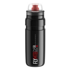 Вело фляга Elite Fly Black, защитный колпак, 750 ml EL0160712