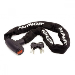 Велосипедный замок ACHL-55 8х900мм цепь в чехле Author