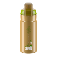 Велофляга Elite JET GREEN PLUS коричневая, защитный колпак, 550 ml EL0201102