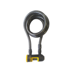 Замок для велосипеда 185см х 15мм ONGUARD Revolver Coil Combo.