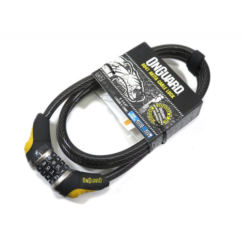 Замок ONGUARD Akita кодовый, трос 185см х 12мм