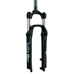 Вилка амортизационная 26" RST DIRT Т 100мм пружина эластомер V+D черная