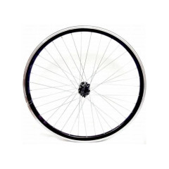 Колесо 26" переднее обод двойной черное