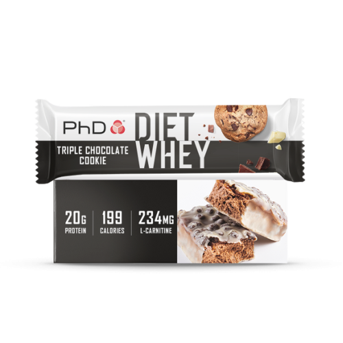 PhD Диетический протеиновый батончик, вкус Тройное Шоколадное Печенье, 63гр