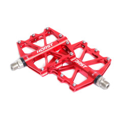 Педали для велосипеда на промподшипниках красные Horst H518