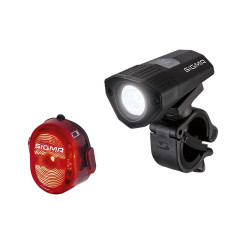 Набор фонарей Sigma передний Buster 100 + задний Nugget Flash II