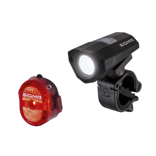 Набор фонарей Sigma передний Buster 100 + задний Nugget Flash II