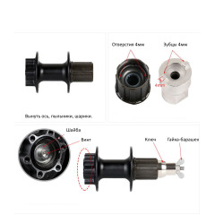 Съёмник барабана велосипеда TPR