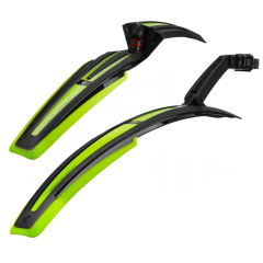 Крылья CUBE CUBEguard Performance 27.5" чёрно-зелёные