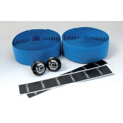 Обмотка руля велосипеда корковая белая синяя Clark`s