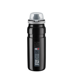 Вело фляга Elite Fly Black, защитный колпак, 750 ml EL0160713