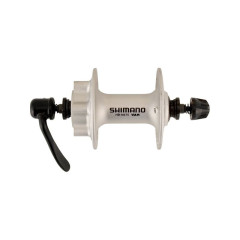 Втулка передняя Shimano Alivio HB-M475, 32 отверстия, 6-болт, серебристая EHBM475BS5