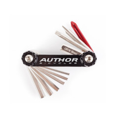 Набор Multiped 10 складные шестигранники + отвертки, Т25 Cr-V никель AUTHOR