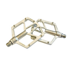 Педали алюминий H83  с 3 промподшипниками серые Horst             