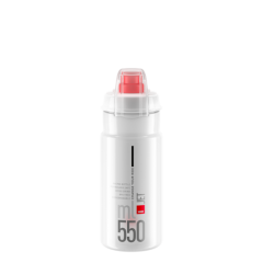 Велофляга Elite JET MTB, прозрачная, защитный колпак, 550 ml EL0190408