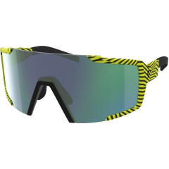 Очки Scott Shield black/yellow green chrome