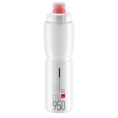 Велофляга Elite JET MTB, прозрачная, защитный колпак, 950 ml EL0190903