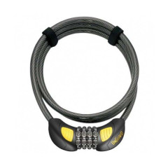 Замок ONGUARD TERRIER Combo кодовый, трос 185см х 10мм