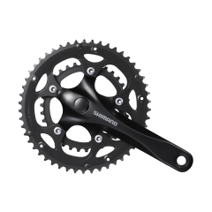 Система Shimano Claris RS200, 170мм, квадрат, 50/34T, под 8 скоростей, черная EFCRS200C04X