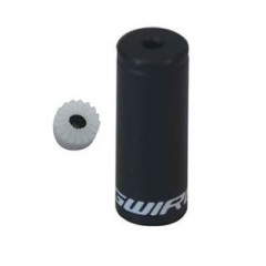 Наконечник оболочки троса переключателя  4,5мм алюминий, чёрный с уплотнителем JAGWIRE