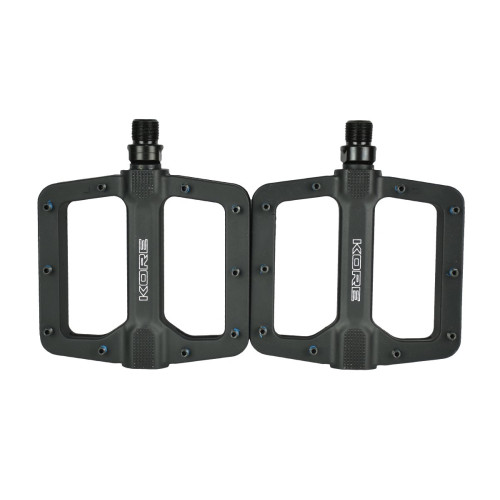 Педали алюминиевые KORE D1 широкие, фрезерованные