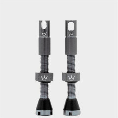 Ниппель бескамерный Peaty's Chris King (MK2) Tubeless Valves 60mm 2 шт. Серый