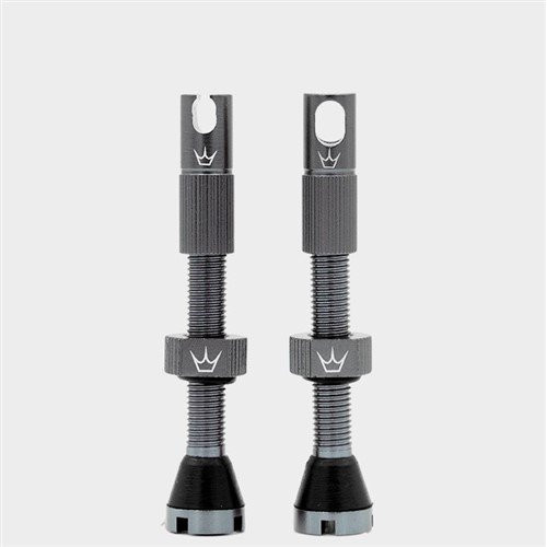 Ниппель бескамерный Peaty's Chris King (MK2) Tubeless Valves 60mm 2 шт. Серый