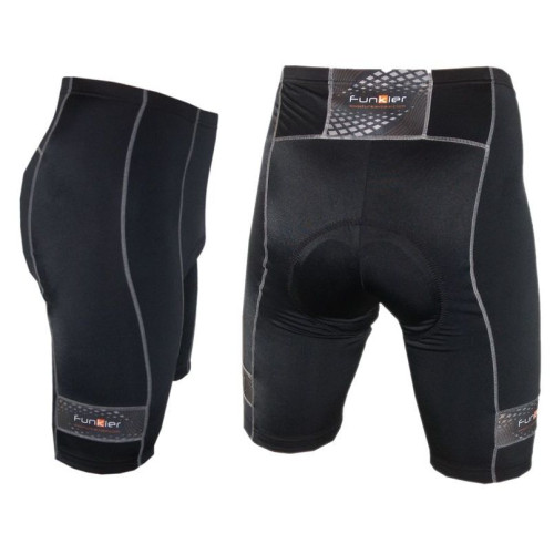 Велошорты мужские S-227-B1 с памперсом черные Funkier