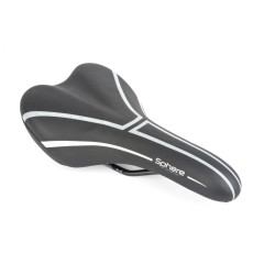 Седло спорт/турист SPHERE гелевое черное AUTHOR