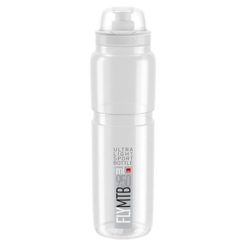 Вело фляга Elite Fly прозрачная, защитный колпак, 950 ml EL0160909