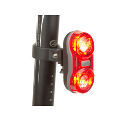 Фонарь задний 2 диода 20люмен A-Duplex X6 красный AUTHOR