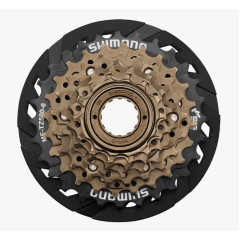 Трещотка Shimano, TZ500, 6 скоростей, 14-28, с защитой, без упаковки