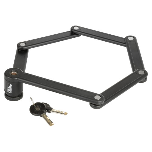 Велосипедный замок складной 850мм 6 стальных пластин M-WAVE