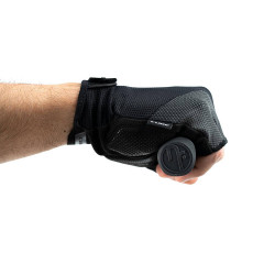 Перчатки CUBE Comfort Short Finger, черно-серые