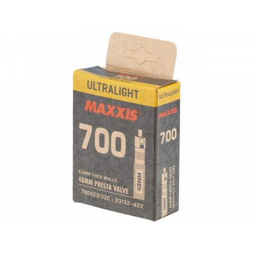 Камера Maxxis Ultralight 700x23/32C 0.6 мм вело нип. 48 мм