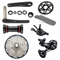 Комплект трансмиссии Shimano SLX/XT, 1 x 12 скоростей