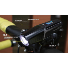 Фара для велосипеда с креплением на руль Moon Vortex 1000 люмен