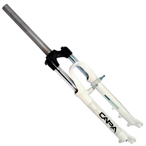 Вилка амортизационная 24" Rst Capa Т 50мм пружина эластомер  V+D белая