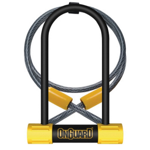 Замок велосипедный Onguard BULLDOG Medium DT 90x175 мм + кабель 120х10