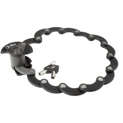 Замок складной 600мм 14 стальных пластин черный M-WAVE