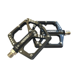 Педали для велосипеда алюминиевые на промподшипнике Horst H77